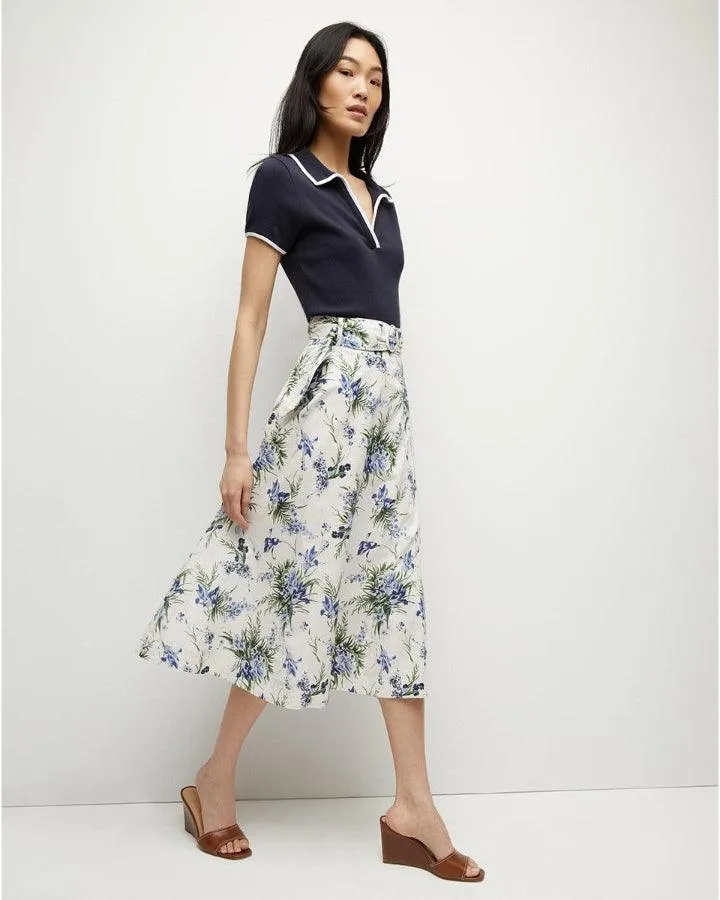 Veronica Beard Arwen Floral Skirt