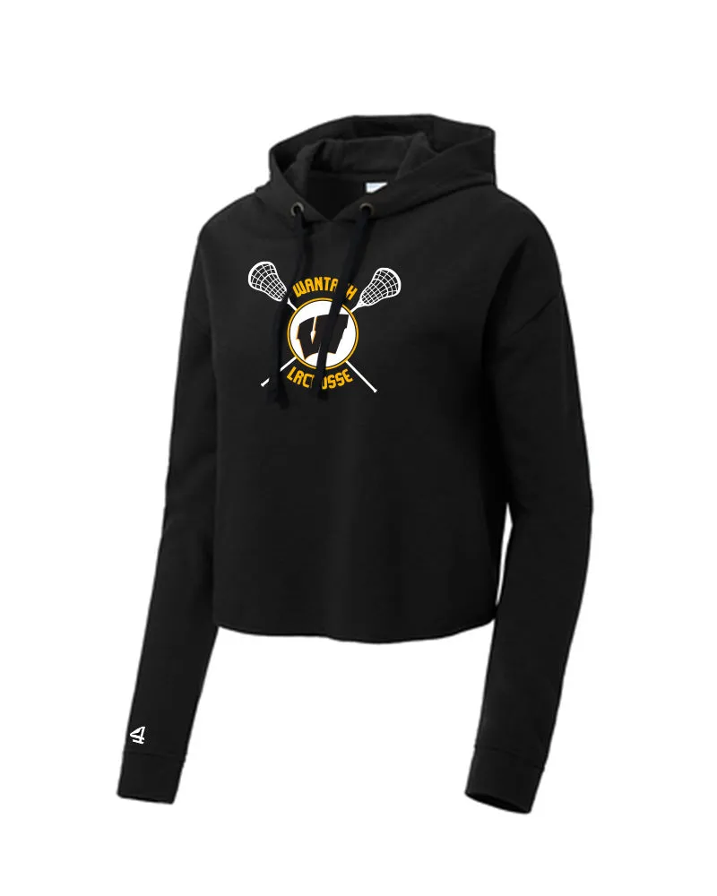 Wantagh Lacrosse Cropped Women's  Hoodie