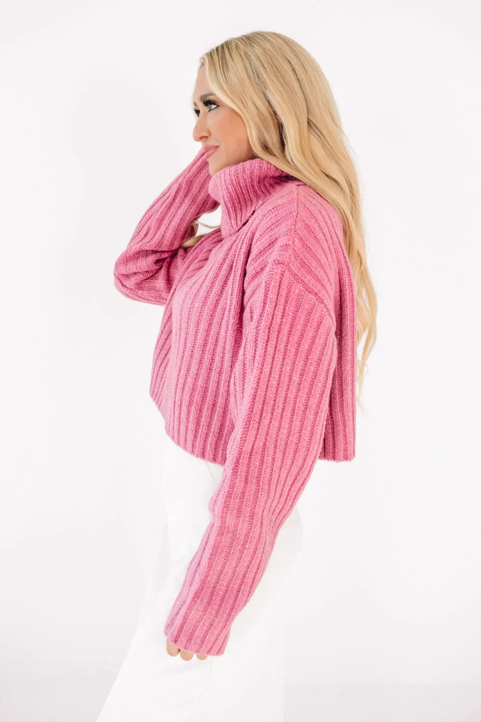 Watch Out Sweater - Mauve