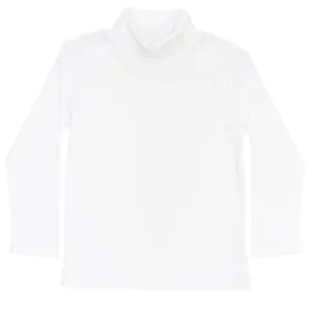 White Unisex Turtleneck