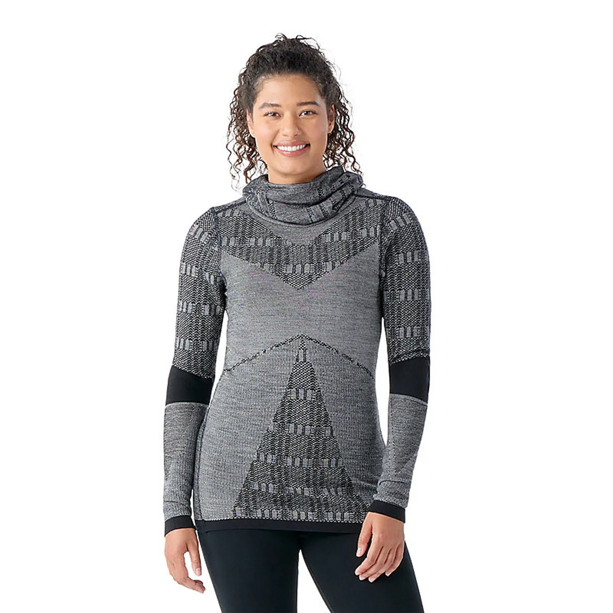 Women's Intraknit Thermal Max Merino Base Layer Pattern Hoodie