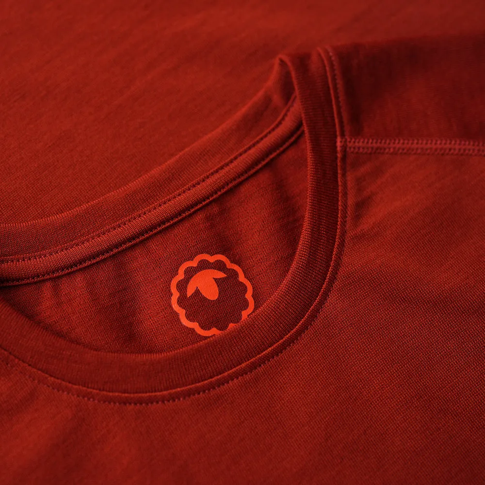 Womens IsoSoft 180 Short Sleeve Crew (Burnt Orange)