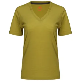 Womens Merino 150 V-Neck Tee (Lime)