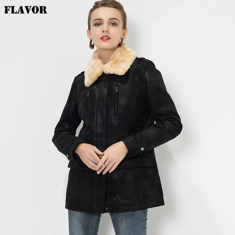 Women's Real Leather Jacket