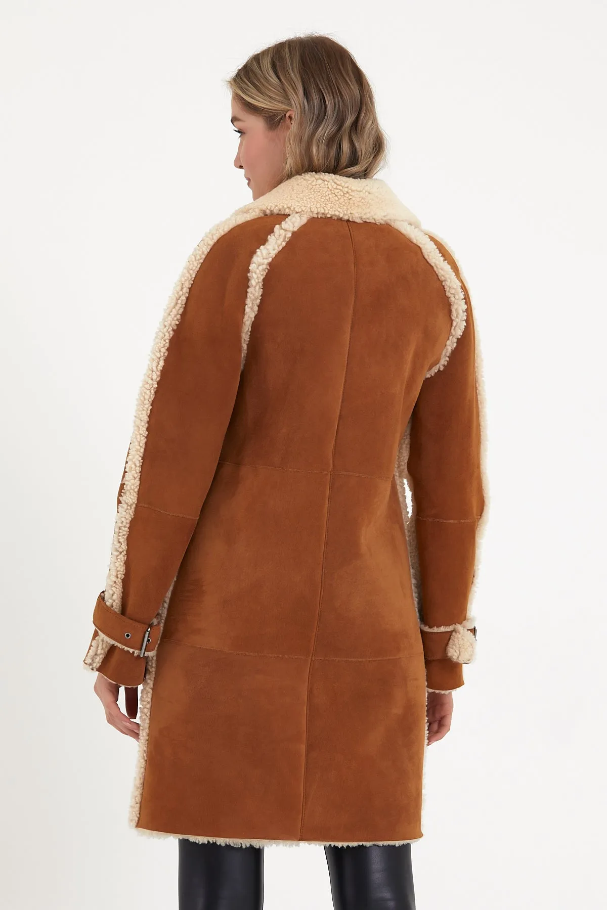 Women's shearling coat