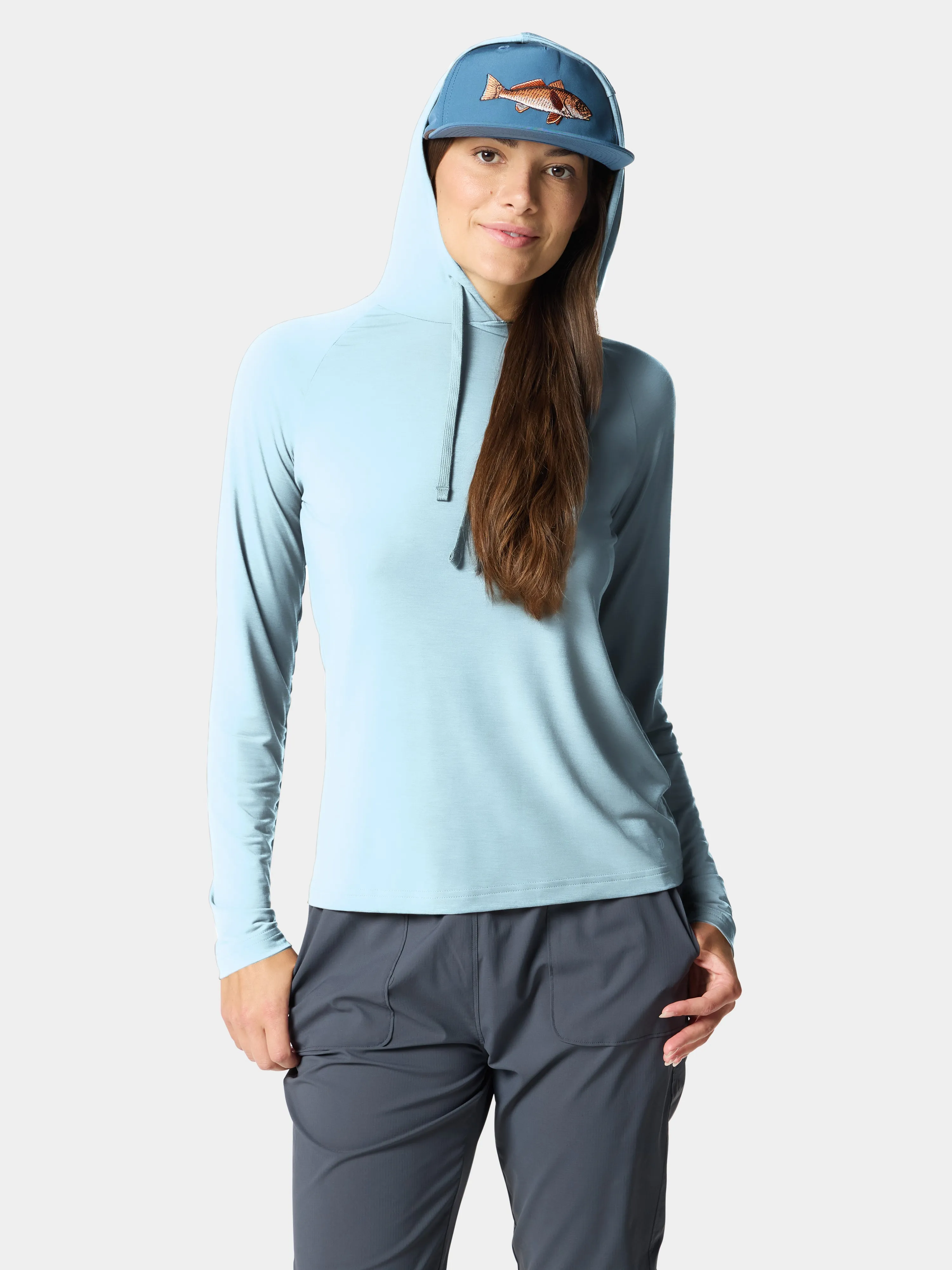 W's Lightweight Performance drirelease® Hoodie - Ice Water