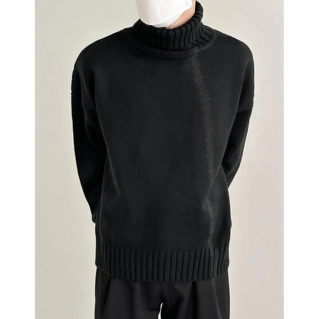 Zhou Essential Ribbed Knit Turtleneck