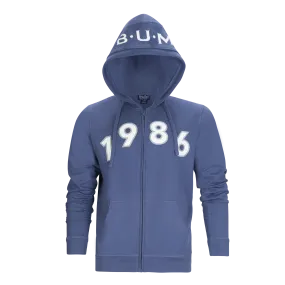 Zip Up Hoodie B.U.M. 1986 - Infinity Blue