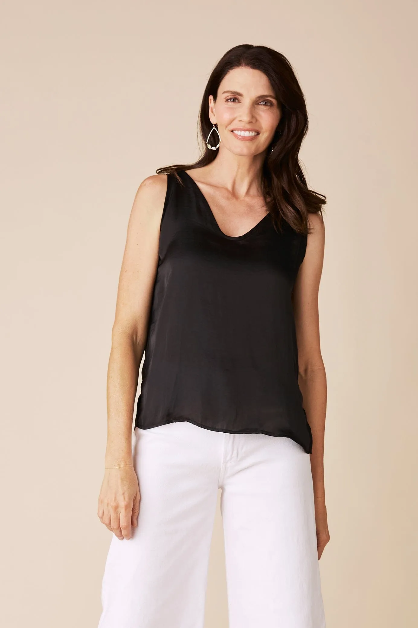 Zoe Sleeveless Top Black